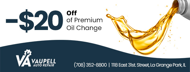 -$20 off of Premium Oil Change